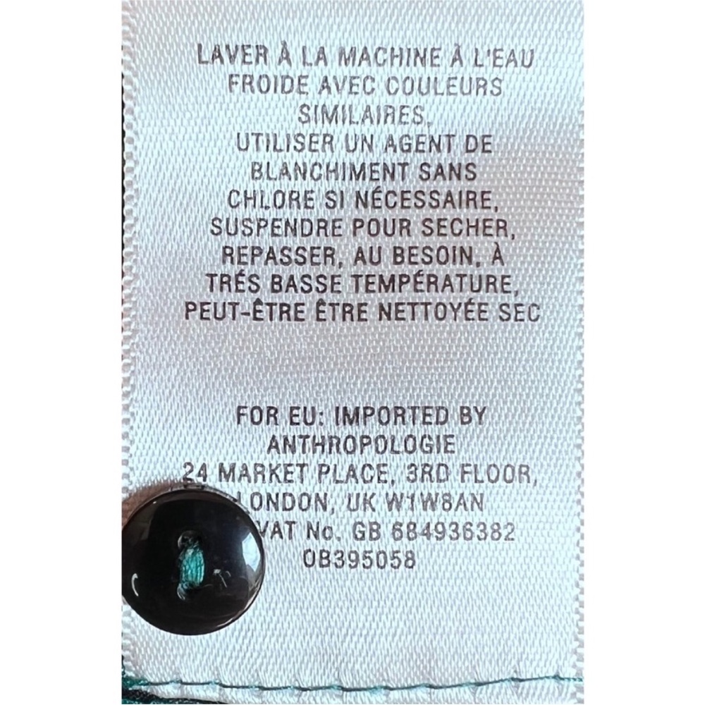 Maeve x Anthropologie | Casia blouse green long sleeve top size 4 - Picture 5 of 6